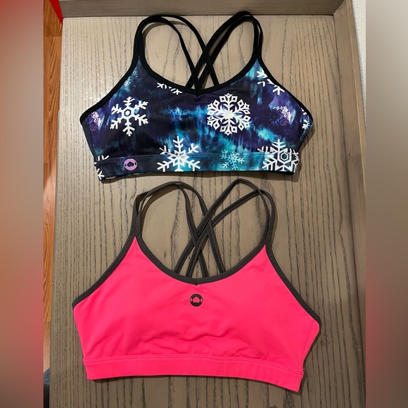 WodBottom Other - WodBottom Blue & Pink Sports Bra Bundle